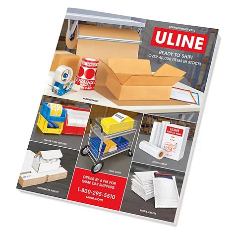 uline catalog online boxes